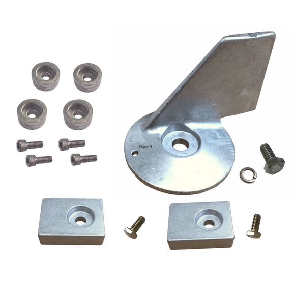 Suzuki 40 - 50 HP Zinc Anode Kit Includes Hardware