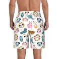 thumbnail image 3 of Kdxio Cartoon Animals Pattern Mens Casual Shorts - Drawstring Summer Beach Sports Shorts for Men, 3 of 9