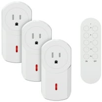 Surnice Surnice, 15 Amps, 120 V, 1800 W, White Electrical Outlet, 1 Piece, 3 Pack