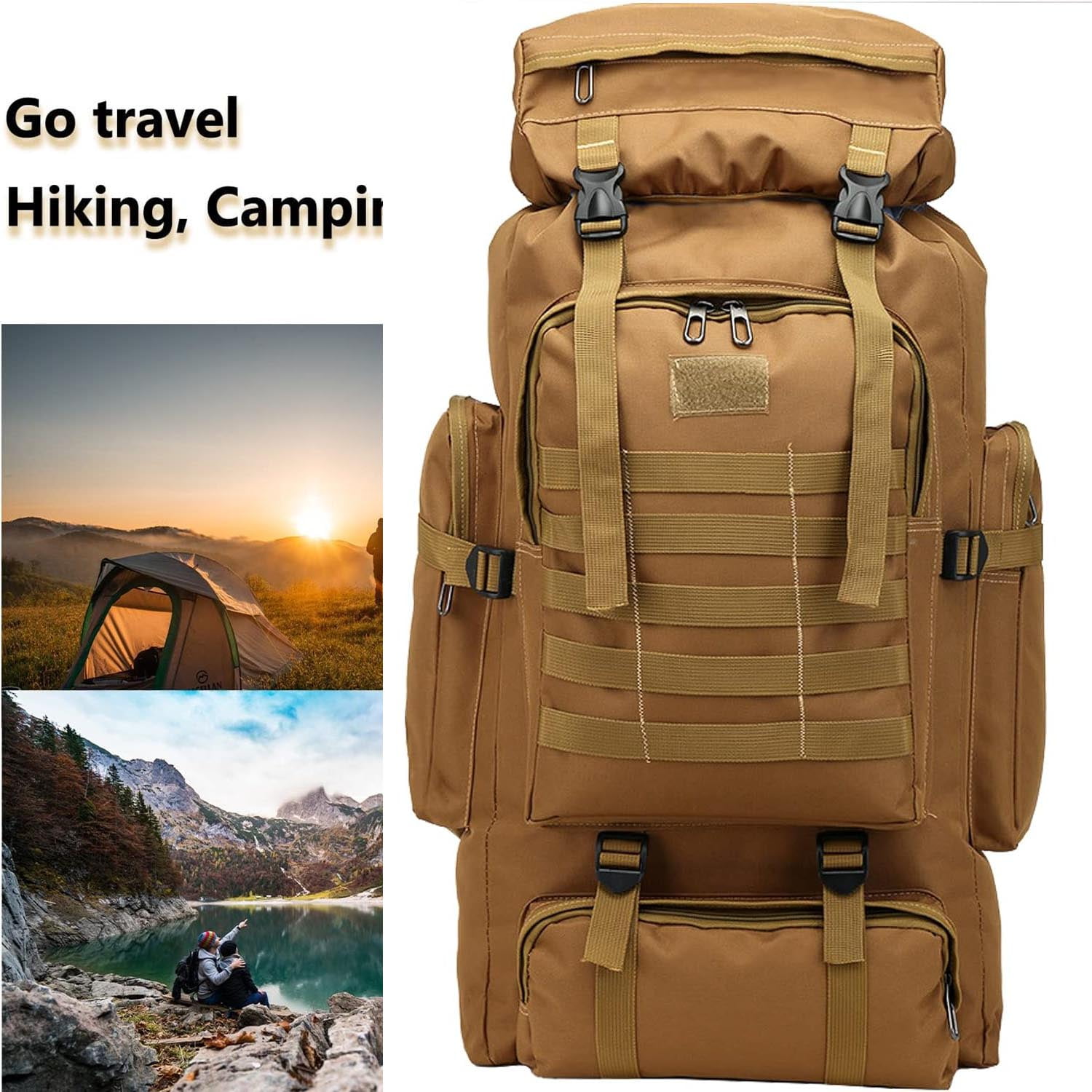 80L Waterproof Hiking Backpack Military Tactical Liberia Ubuy