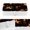 thumbnail image 4 of Fireflies Portable PU Leather Earring Holder with Removable Compartment, Necklace Organizer, Display Case, and Storage Box, 4 of 6