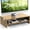 Oak, variant on Monitor Stand Riser, 2 Tiers Laptop Computer Monitor Riser for PC Screen, iMac, Desktop Wooden Screen Monitor Stand Riser with Storage for Home Office