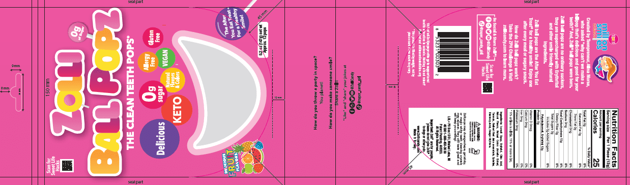Zollipops Lollypops Assorted Fruit 147g, Lollypops Assorted Fruit