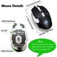 thumbnail image 5 of Wireless Rechargeable Backlit Keyboard and Mouse Combo,Soke-Six 2.4G Full-Size Mechanical Feel Gaming Keyboards, 5 of 5