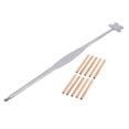 thumbnail image 1 of EeaseCA Stainless Steel Violin Repair Tool Set Sound Post with Frets Hook (Silver), 1 of 7