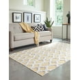 thumbnail image 3 of Rugs.com Sabrina Soto Casa Collection Rug – 4' x 6' Yellow High Rug Perfect For Entryways, Kitchens, Breakfast Nooks, Accent Pieces, 3 of 3