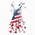 thumbnail image 3 of CAUYDY 1T 2T 3T Toddler Girls 4th of July Clothes 4T 5T 6T Kids Girl Outfit Baby Stars Stripes Sleeveless Dress Independent's Day Suit Children's Gift (Sizes 3-4 Years,Wine), 3 of 6