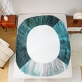 thumbnail image 5 of Homewish Painting Artistic Twin Sheet Sets,Modern Aesthetic Twin Fitted Sheet,Teal Splashing Ink Flat Sheet For Teens,Microfiber Bedroom Decor,3pcs, 5 of 7