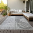 thumbnail image 6 of Addison Rugs Chantille Indoor/Outdoor Transitional Modern Gray Washable Rectangle Rug, 9' x 12', 6 of 6