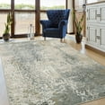 thumbnail image 2 of HOMERRY Area Rug 9' x 12' Modern Abstract Area Rug for Dining Room Washable Soft Indoor Floor Carpet, Beige, 2 of 7