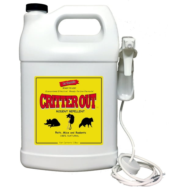Rat, Mouse and Rodent Repellent Critter Out 1 Gallon ReadyToUse