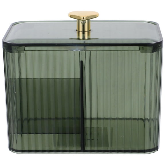 Homoyoyo Multipurpose Pads Organizer with Transparent Design for Vanity and Bathroom Storage