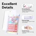 thumbnail image 3 of Fafa-13 0pt Étui de Protection pour Cartes à Rayons Bleus Support Magnétique pour Cartes d'Affichage Cartes de Sport Baseball Football, Cartes à Collectionner, Cartes de Jeu (10 Pack), 3 of 4