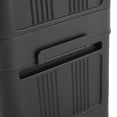 thumbnail image 6 of Black,20" Side Wide Folding Storage Cabinet ,5 Tiers,19.69"×11.81"×50.00",Collapsible Storage Bins with Magnetic Door, Plastic Storage Cabinet with Wheels, 6 of 14