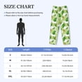 thumbnail image 4 of Sikiie Avocado And Tropical Palm Leaves Pajama Pants Men, PJ Bottoms, Sleep & Lounge Pants-Medium, 4 of 6