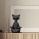 thumbnail image 4 of Muyoka Estatua de gato de meditaci贸n, figura de gato de Buda, figura de gato de yoga pac铆fica, escultura divertida de gato de jard铆n para interior y exterior, jard铆n, patio, decoraci贸n de c茅sped, reg, 4 of 7
