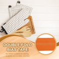 thumbnail image 4 of Uxcell Double Fold Bias Tape for Sewing Quilt Binding Cotton Bias Tape Double Fold Orange 0.47 inch, 4 of 7