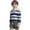Blue, variant on Sweaters for Teens Girls Autumn Winter Academic Style Korean Striped Sweater Color Loose Fit Knit Top Casual Comfortable Pullover Size:7-8 Years