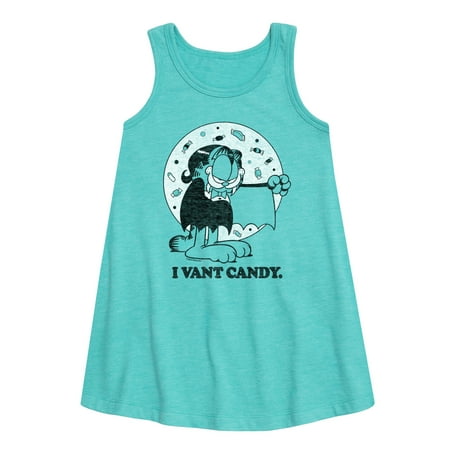 

Garfield - I Vant Candy - Toddler and Youth Girls A-line Dress