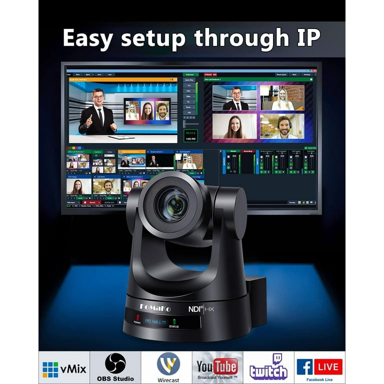 Android Obs Studio Cam Ndi Android Obs OBSBOT Tail Air AI-Powered