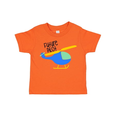 

Inktastic Future Pilot Cute Blue Helicopter Boys or Girls Toddler T-Shirt