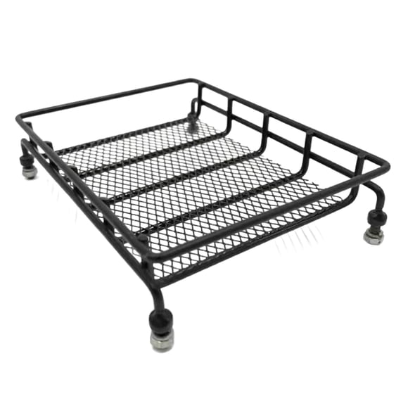 1:10 Portaequipajes de techo de metal Portaequipajes Profesional DIY Fácil de instalar Actualizaciones para sin pantalla