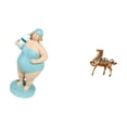 thumbnail image 1 of Figura de mujer en traje de baño,Figura decorativa de mesa de una mujer en traje de baño,Figura de caballo,Adorno de caballo,escultura animal,decoración de escritorio,Figuras de caballos, 1 of 8