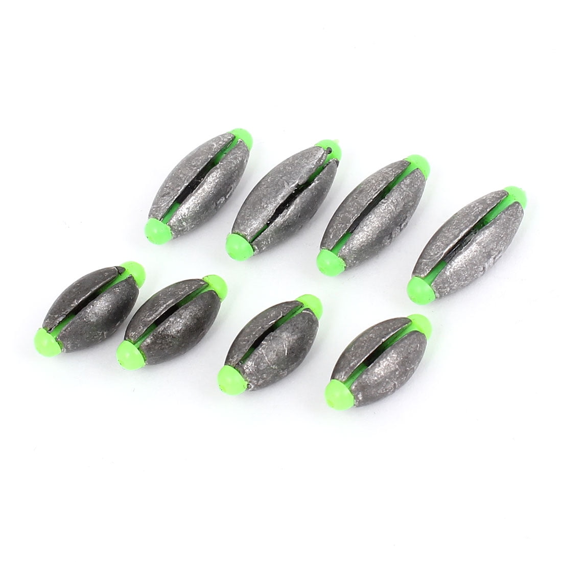 8Pcs Oval Lead Sinking Split Shots Fishing Sinkers Gray Walmart Canada