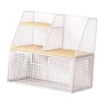 thumbnail image 4 of QSTDGVPW Tea Bag Organizer with Compartment Tea Bag Station for Kitchen Office Pantry White L, 4 of 5