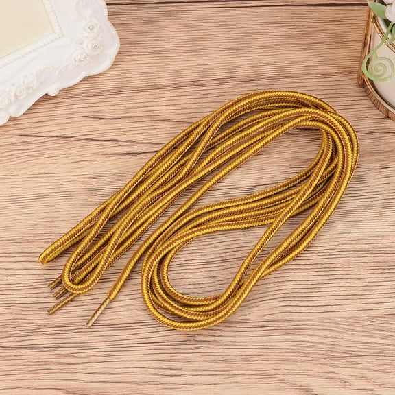 SOPOTUTU 10 Pairs Golden Yellow Brown Compatible with Boots and Stylish Replacement Laces