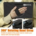 thumbnail image 6 of Dteck Case for Samsung Galaxy Tab S10 Ultra (X920/926B)/S9 Ultra (X910/916B)14.6", Shockproof Built-in Screen Protector Heavy Duty Full-Body Case Rotating Stand Cover with Hand/Shoulder Strap,Black, 6 of 8
