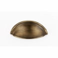 thumbnail image 3 of Contemporary 3" Center Cup/Bin Pull, Polished Nickel, 3 of 7