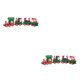 thumbnail image 4 of Moyic Little Wood Feliz Navidad Tren Decoración Rústico Santa Cars Camión Juguete Adorno en miniatura Regalo de Año Nuevo al aire libre Type4 NO4, 4 of 6