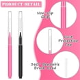 thumbnail image 3 of 150 Pieces Mini Eyebrow Brush with Cap Brow Lamination Brush Eyebrow Spoolie Brush Comb Eyebrow Lash, 3 of 5