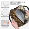 thumbnail image 5 of Vsdgher Insulated Lunch Bag Simple Bento Cooler Bag Lunch Tote Bag , Suitable for picnics, school, work (Skull Butterfly Sunflower Print ), 5 of 5