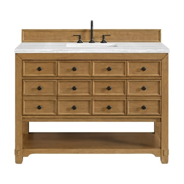 James Martin Vanities 505-V48-3Af Malibu 48" Free Standing Single Basin Vanity Set - Amber