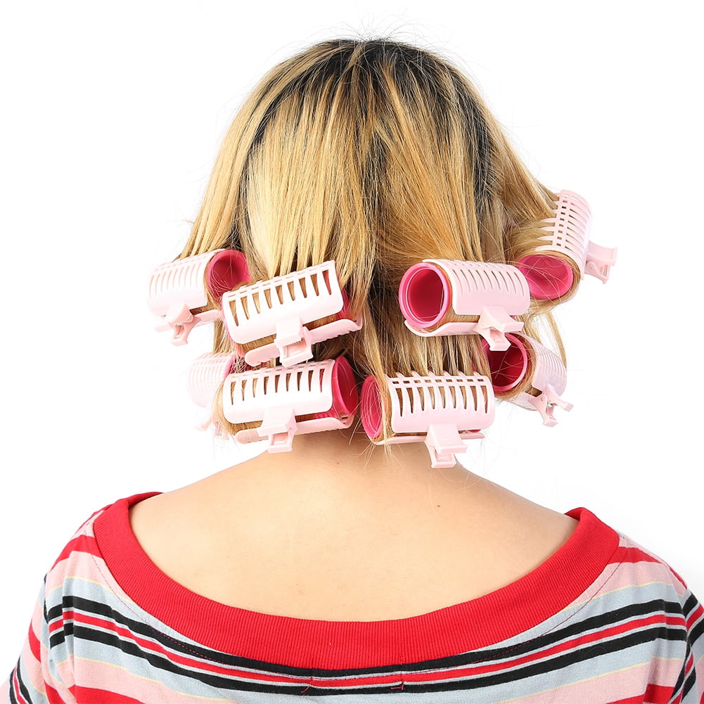 Plastic Hair Rollers, Economical Hair Curlers Clips, Reading Use For Women Relaxing Use Ladies