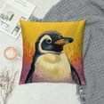 BCIIG Penguin Graphic Decorative Throw Pillow Cover for Home Couch