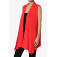 thumbnail image 3 of TheMogan Gilets Longs pour Femmes Sans Manches Légers Cardigan Ouvert, 3 of 7