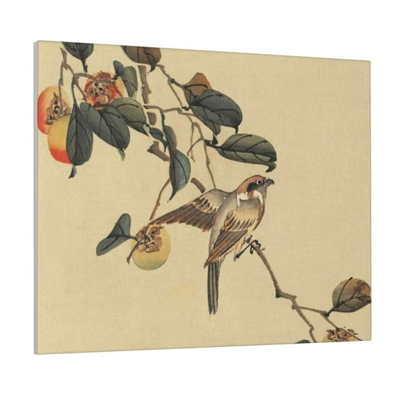 Logiee Vintage Bird Print Canvas Wall Art ,Art Poster,Canvas Decorative Picture,Decor Wall Pictures for Living Room Bedroom Bathroom,Ready to Hang