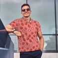 thumbnail image 4 of Fotbe Red Strawberry Camiseta Polo de Golf para Hombre con Estampado – Camisa Deportiva Transpirable con Cuello Abotonado-X-Large, 4 of 6