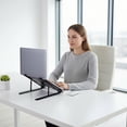 thumbnail image 4 of XYvans Portable Laptop Stand, Adjustable Laptop Holder Riser Computer Suitable for All Models of Desk Notebook Mount for Desk (Black), 4 of 17