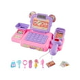 thumbnail image 1 of Caja registradora de juguete para niños con sonido y luz | Juego de supermercado educativo para niños y niñas a partir de 3 años | Juguete de compras de 9 piezas para divertirse en familia, 1 of 5