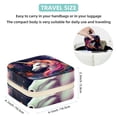 thumbnail image 5 of Unicorn Travel Portable Jewelry Organizer: Square Jewelry Box Storage Case and Display for Rings, Earrings, Necklaces, Bracelets, and More - Suitable for Girls and Women, 5 of 6