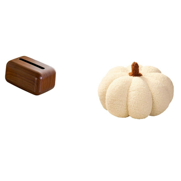 Estuche Rectangular Multifuncional Para Pañuelos Y Organizador De Almohadas De Peluche Con Forma De Calabaza De Halloween Para Cocina, Coche, Dormitorio, Sofá, Cojines, Accesorios De