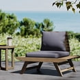 thumbnail image 5 of Durable Outdoor Club Chair of Acacia Wood / Wide Seat for Drink Setting, 5 of 6