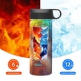 thumbnail image 6 of Sikiie Rainbow Lamb Breakfast Print 18OZ Insulated Straw Cup, Portable Leak-proof Sports Water Bottle, Stainless Steel Water Cup Suitable for Home and Outdoor, 6 of 8