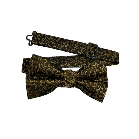Boy’s Vine Formal Satin Pre-Tied Bow Tie by Spencer J’s Signature Satin Collection