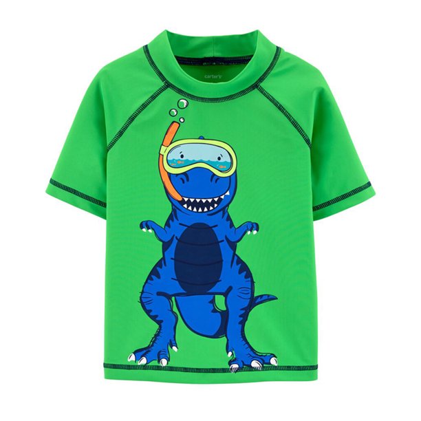 Carter S Baby Boys Dinosaur Rash Guard Swim Shirt Swim Wear Green Size 6 Months Walmart Com Carter S Baby Boys Dinosaur Rash Guard Swim Shirt Swim Wear Green Size 6 Months Walmart Com