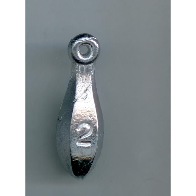 S & J's Boîte de Pêche 2 oz Poids de Plomb - 10 par Paquet
